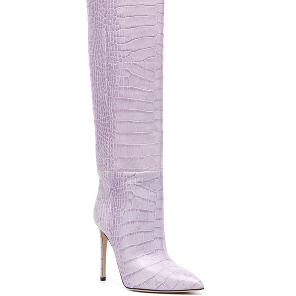 Paris Texas Lavender Croc Boots size EU 40.5 / US 10.5 - Picture 2 of 2